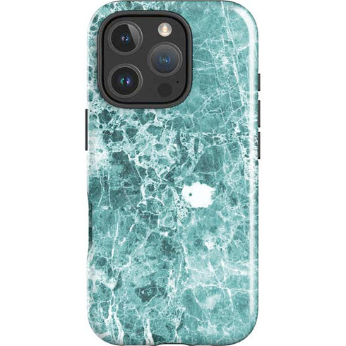 Crushed Turquoise iPhone 16 Pro Magsafe Impact Case